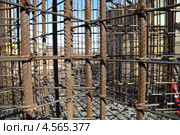 Арматурный каркас. Фон (2013 год). Редакционное фото, фотограф Валерий Акулич / Фотобанк Лори