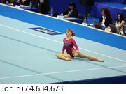 Анастасия Гришина на чемпионате Европы по спортивной гимнастике 2013 года. Москва, СК "Олимпийский" Редакционное фото, фотограф Игорь Долгов / Фотобанк Лори