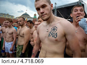Четвертые стеношные бои на Красной площади, Москва, Россия (2013 год). Редакционное фото, фотограф Николай Винокуров / Фотобанк Лори