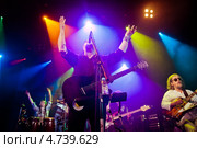 Концерт группы "Аквариум" в клубе "Космонавт". Борис Гребенщиков (2013 год). Редакционное фото, фотограф Ольга Визави / Фотобанк Лори