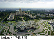 Панорама - МГУ (2012 год). Стоковое фото, фотограф Дмитрий Бакулин / Фотобанк Лори