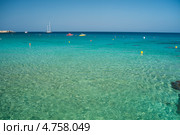 Тишь да гладь. Залив Коннос (Konnos Bay). Кипр (2013 год). Стоковое фото, фотограф Борис Сунцов / Фотобанк Лори