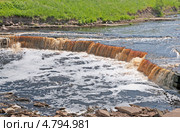 Тосненский (Гертовский) водопад. Ленинградская область. Стоковое фото, фотограф Румянцева Наталия / Фотобанк Лори