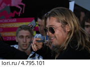 Брэд Питт, Brad Pitt (2013 год). Редакционное фото, фотограф Денис Макаренко / Фотобанк Лори