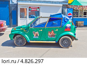 Самодельный автомобиль «СИМОТ» на базе ВАЗ-11113 «Ока» (автор Олег Стариков) (2013 год). Редакционное фото, фотограф Владимир Сергеев / Фотобанк Лори