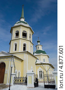Храм Преображения Господня в Иркутске (2012 год). Стоковое фото, фотограф Юлия Батурина / Фотобанк Лори