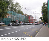 Улица Николоямская, жилой дом Н.П. Баулина. Москва (2013 год). Редакционное фото, фотограф Emelinna / Фотобанк Лори