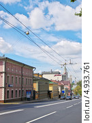 Москва. Николоямская, четная сторона улицы (2013 год). Редакционное фото, фотограф Илюхина Наталья / Фотобанк Лори