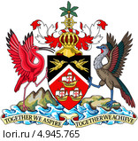 Герб Тринидада и Тобаго. Стоковая иллюстрация, иллюстратор Владимир Макеев / Фотобанк Лори
