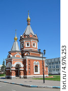 Ярославль, часовня Александра Невского (2013 год). Стоковое фото, фотограф Овчинникова Ирина / Фотобанк Лори