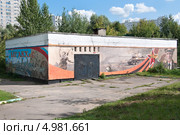 Граффити на ЦТП (2013 год). Редакционное фото, фотограф Алёшина Оксана / Фотобанк Лори