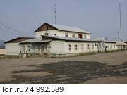 Вахтовый поселок. Месторождение Бадран (2013 год). Стоковое фото, фотограф Анна Зеленская / Фотобанк Лори