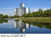 Один из кварталов Пекина рядом с олимпийским стадионом (2012 год). Редакционное фото, фотограф Овчинникова Ирина / Фотобанк Лори