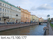 Канал Грибоедова. Доходные дома Китнера. Санкт-Петербург (2013 год). Редакционное фото, фотограф Александр Щепин / Фотобанк Лори