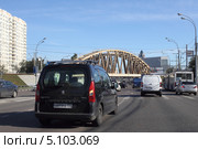 Москва, Каширское шоссе (2013 год). Редакционное фото, фотограф Дмитрий Неумоин / Фотобанк Лори