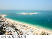 Вид на строительство новой гостиницы и строительство 210-метровый Dubai Eye, Дубай, ОАЭ (2013 год). Стоковое фото, фотограф Хмельницкий Вячеслав / Фотобанк Лори