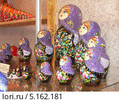 Матрешки. Экспонаты музея матрешки, р.п. Вознесенское Нижегородской обл. (2011 год). Редакционное фото, фотограф Ельцов Владимир / Фотобанк Лори