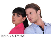 Ссора между парнем и девушкой. Стоковое фото, фотограф Phovoir Images / Фотобанк Лори
