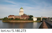 Старинный шведский замок на острове. Выборг, Россия, таймлапс (2013 год). Стоковое видео, видеограф Михаил Коханчиков / Фотобанк Лори