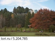 Вид на Храм Воздуха в городе Кисловодске осенним днём (2013 год). Стоковое фото, фотограф Александр Каргаполов / Фотобанк Лори