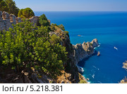 Вид на море сверху с крепости в г. Аланья. Стоковое фото, фотограф Тимур Уразов / Фотобанк Лори