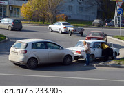 Авария, ДТП. Ростов-на-Дону (2013 год). Редакционное фото, фотограф Олег Пчелов / Фотобанк Лори