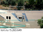 Амфитеатр отеля Lindos Village 4* (Линдос Виллач), о. Родос, Линдос, Греция (2010 год). Редакционное фото, фотограф Ирина Иванова / Фотобанк Лори