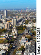 Екатеринбург, Храм на Крови с высоты птичьего полета (2013 год). Редакционное фото, фотограф NataMint / Фотобанк Лори