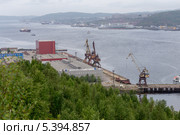 Причал ООО "Газфлот" в Мурманске (2013 год). Редакционное фото, фотограф Алексей Шматков / Фотобанк Лори