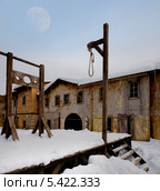 Виселица и луна. Стоковое фото, фотограф Владимир Чинин / Фотобанк Лори