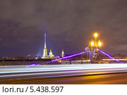 Санкт-Петербург.Фонарь Троицкого моста (2013 год). Стоковое фото, фотограф Литвяк Игорь / Фотобанк Лори