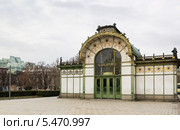 Павильон в стиле модерн, Вена (2013 год). Стоковое фото, фотограф Boris Breytman / Фотобанк Лори