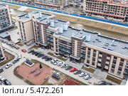 Новый жилой малоэтажный комплекс с дворовой территорией в "Балтийской Жемчужине", Санкт-Петербург (2014 год). Редакционное фото, фотограф Кекяляйнен Андрей / Фотобанк Лори