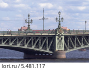 Санкт-Петербург. Троицкий мост. (2013 год). Стоковое фото, фотограф Сергей Федулов / Фотобанк Лори