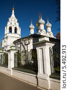 Москва. Церковь Николая Чудотворца в Пыжах на Большой Ордынке (1672) (2013 год). Стоковое фото, фотограф Михаил Ворожцов / Фотобанк Лори