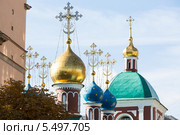 Москва. Церковь Успения Пресвятой Богородицы, что в Гончарах (1654) (2013 год). Стоковое фото, фотограф Михаил Ворожцов / Фотобанк Лори