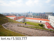 Вид на арсенал и город с горы Гедиминас (2013 год). Редакционное фото, фотограф Донцов Евгений Викторович / Фотобанк Лори