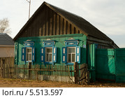 Уцелевший дом по улице Раевского. Село Олонки Иркутской области. Стоковое фото, фотограф Игнатьев Михаил / Фотобанк Лори