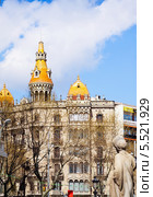 Pons houses.Барселона, Испания (2013 год). Стоковое фото, фотограф Яков Филимонов / Фотобанк Лори
