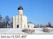 Владимир, древняя церковь Покрова на Нерли (2014 год). Редакционное фото, фотограф Овчинникова Ирина / Фотобанк Лори