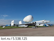 Международный авиационно-космический салон МАКС-2013. ВМ-Т «Атлант» (он же 3М-Т, «3М, транспортный») — тяжёлый транспортный самолёт ОКБ Мясищева. Редакционное фото, фотограф Игорь Долгов / Фотобанк Лори