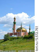 Мечеть им. Р. Г. Галеева, вид сбоку. Альметьевск (2012 год). Стоковое фото, фотограф александр афанасьев / Фотобанк Лори