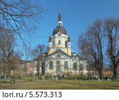 Церковь Катерины в Стокгольме, Швеция (2011 год). Стоковое фото, фотограф Михаил Марковский / Фотобанк Лори