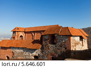 Сохранившиеся постройки Верхнего Виленского Замка (1419 г.). Вильнюс, Литва. Памятник архитектуры (2014 год). Стоковое фото, фотограф Иван Марчук / Фотобанк Лори