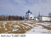 Суздаль. Кремль. Рождественский собор и архиерейские палаты. (2014 год). Редакционное фото, фотограф Gagara / Фотобанк Лори