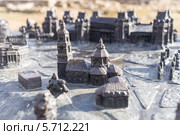 Металлический макет архитектурного ансамбля парка Царицыно. Город Москва (2014 год). Редакционное фото, фотограф Сергей Лаврентьев / Фотобанк Лори