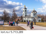 Город Москва. Церковь иконы Божией Матери Живоносный Источник в музее-заповеднике Царицыно (2014 год). Редакционное фото, фотограф Сергей Лаврентьев / Фотобанк Лори