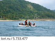 Дайверы на Черном море. Сочи, Краснодарский край (2013 год). Редакционное фото, фотограф Григорий Писоцкий / Фотобанк Лори