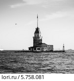 Девичья башня в Стамбуле, Турция. Стоковое фото, фотограф Mikhail Starodubov / Фотобанк Лори