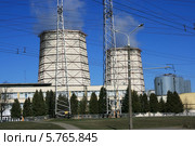 Паровая турбина ТЭЦ, Минск, Беларусь (2014 год). Стоковое фото, фотограф Марина Шатерова / Фотобанк Лори